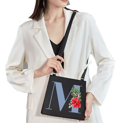 2022 Mood Naine Bränd Sweet Style Kommunikatsiooni õlakott Esialgne nimi Kiri Muster Trükikott Ruudukujuline Naiste Lihtne kandekott