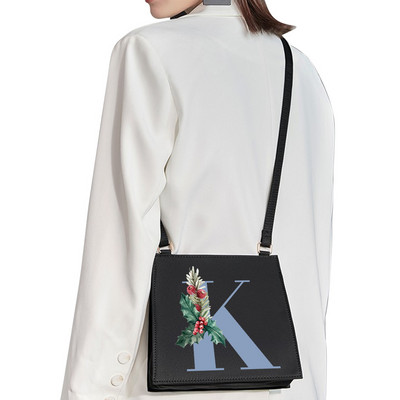 2022 Mood Naine Bränd Sweet Style Kommunikatsiooni õlakott Esialgne nimi Kiri Muster Trükikott Ruudukujuline Naiste Lihtne kandekott