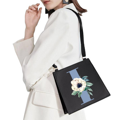 2022 Mood Naine Bränd Sweet Style Kommunikatsiooni õlakott Esialgne nimi Kiri Muster Trükikott Ruudukujuline Naiste Lihtne kandekott