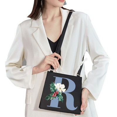 2022 Mood Naine Bränd Sweet Style Kommunikatsiooni õlakott Esialgne nimi Kiri Muster Trükikott Ruudukujuline Naiste Lihtne kandekott