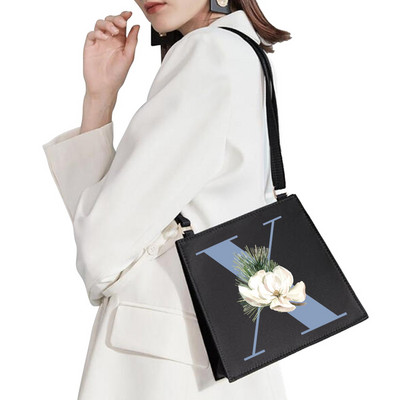 2022 Mood Naine Bränd Sweet Style Kommunikatsiooni õlakott Esialgne nimi Kiri Muster Trükikott Ruudukujuline Naiste Lihtne kandekott