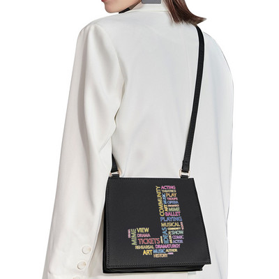 2022 Обикновена квадратна чанта Първоначално име Буква Модел Печат Пътническа чанта Дамска чанта Модна чанта през рамо Вечерна чанта Дамска чанта