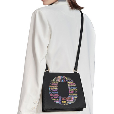 2022 Обикновена квадратна чанта Първоначално име Буква Модел Печат Пътническа чанта Дамска чанта Модна чанта през рамо Вечерна чанта Дамска чанта