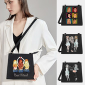 2022 Women Square Bags Shoulder Crossbody Designer Casual Friends Series Pattern Commute Tote Messenger Bag Τσάντα για αγορές