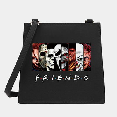 2022 Women Square Bags Shoulder Crossbody Designer Casual Friends Series Pattern Commute Tote Messenger Bag Τσάντα για αγορές