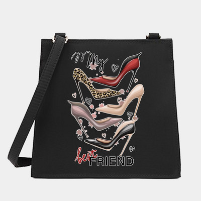 2022 Women Square Bags Shoulder Crossbody Designer Casual Friends Series Pattern Commute Tote Messenger Bag Τσάντα για αγορές