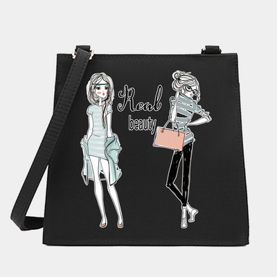 2022 Women Square Bags Shoulder Crossbody Designer Casual Friends Series Pattern Commute Tote Messenger Bag Τσάντα για αγορές
