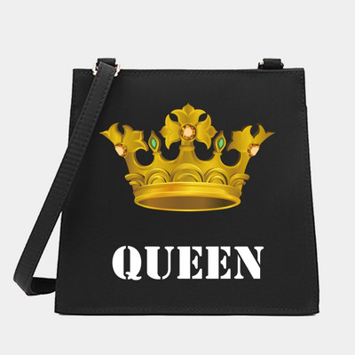 Uued naiste kandilised kotid õlakott King&Queen seeria mustrikujundaja pendelrändekott Käekott