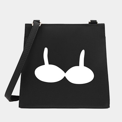 Μόδα Wild Women Shoulder Messenger Μικρές τετράγωνες τσάντες Μοντέρνα κινούμενα σχέδια Σειρά στήθους Μοτίβο Σχεδιαστής Commute Handbag Tote Purse