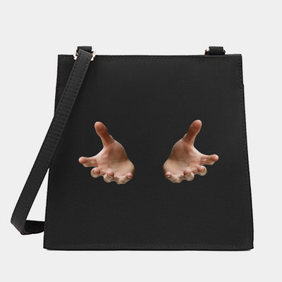 Μόδα Wild Women Shoulder Messenger Μικρές τετράγωνες τσάντες Μοντέρνα κινούμενα σχέδια Σειρά στήθους Μοτίβο Σχεδιαστής Commute Handbag Tote Purse