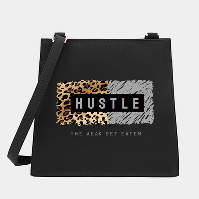 Νέες γυναικείες τετράγωνες τσάντες Shoulder Crossbody σειρά Leopard Pattern Designer Commute Tote Messenger Τσάντα Shopping Purse Τσάντα