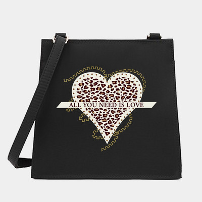 Νέες γυναικείες τετράγωνες τσάντες Shoulder Crossbody σειρά Leopard Pattern Designer Commute Tote Messenger Τσάντα Shopping Purse Τσάντα