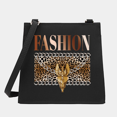 Νέες γυναικείες τετράγωνες τσάντες Shoulder Crossbody σειρά Leopard Pattern Designer Commute Tote Messenger Τσάντα Shopping Purse Τσάντα