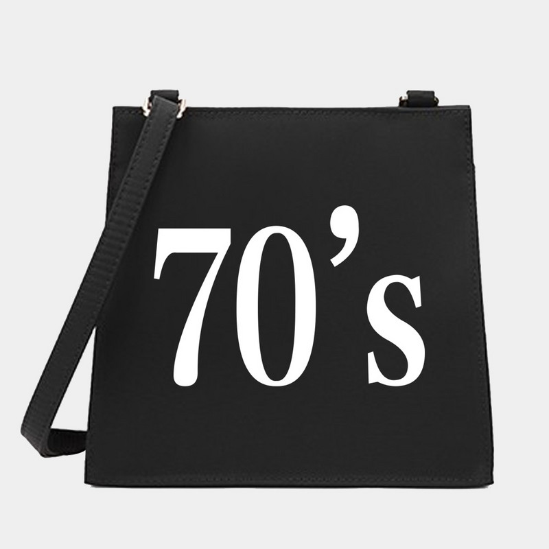 New Women Shoulder Messenger Commute Crossbody Tote Bag Years Series Pattern Designer Μικρές τετράγωνες τσάντες Τσάντα τσάντα αγορών