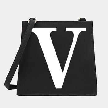 Нова дамска чанта през рамо Messenger за работа и работа Crossbody Tote Bag White Letter Series Pattern Designer Малки квадратни чанти Портмоне Дамска чанта