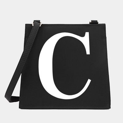 New Women Shoulder Messenger Commute Crossbody Tote Bag White Letter Σειρά Μοτίβο Σχεδιαστής Μικρές τετράγωνες τσάντες Τσάντα τσάντα