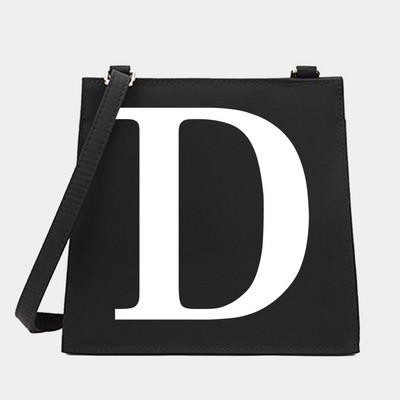 New Women Shoulder Messenger Commute Crossbody Tote Bag White Letter Σειρά Μοτίβο Σχεδιαστής Μικρές τετράγωνες τσάντες Τσάντα τσάντα