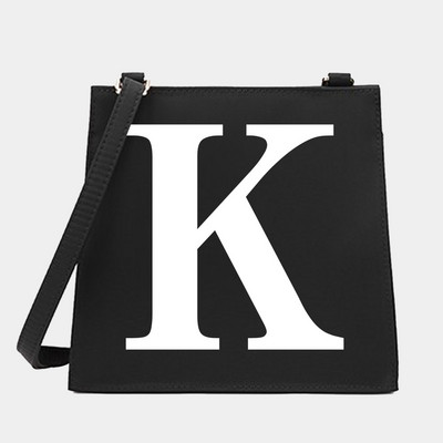 New Women Shoulder Messenger Commute Crossbody Tote Bag White Letter Σειρά Μοτίβο Σχεδιαστής Μικρές τετράγωνες τσάντες Τσάντα τσάντα