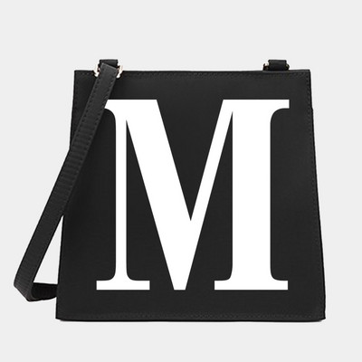 New Women Shoulder Messenger Commute Crossbody Tote Bag White Letter Σειρά Μοτίβο Σχεδιαστής Μικρές τετράγωνες τσάντες Τσάντα τσάντα