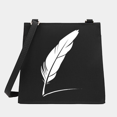 Uued naiste kandilised kotid, õlg, ristkeha, sulgede seeria mustrikujundaja, vabaaja reisimine, kandekott Messenger kott ostukäekott