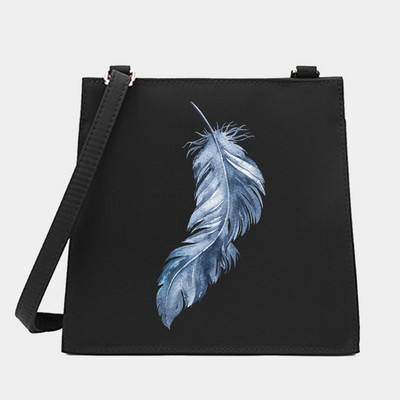 Uued naiste kandilised kotid, õlg, ristkeha, sulgede seeria mustrikujundaja, vabaaja reisimine, kandekott Messenger kott ostukäekott