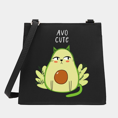 Νέα μόδα Wild Women Shoulder Messenger Μικρές τετράγωνες τσάντες Μοντέρνα σειρά αβοκάντο μοτίβο Σχεδιαστής Commute Handbag Τσάντες tote