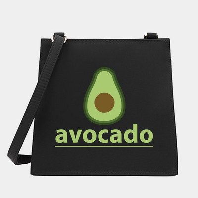 Νέα μόδα Wild Women Shoulder Messenger Μικρές τετράγωνες τσάντες Μοντέρνα σειρά αβοκάντο μοτίβο Σχεδιαστής Commute Handbag Τσάντες tote