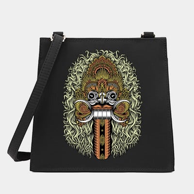 Γυναικεία Shoulder Messenger Πορτοφόλι για αγορές Τσάντα σχεδιαστή Μικρές τετράγωνες τσάντες Skull Series Pattern Crossbody Tote Bag