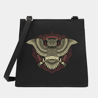 Γυναικεία Shoulder Messenger Πορτοφόλι για αγορές Τσάντα σχεδιαστή Μικρές τετράγωνες τσάντες Skull Series Pattern Crossbody Tote Bag