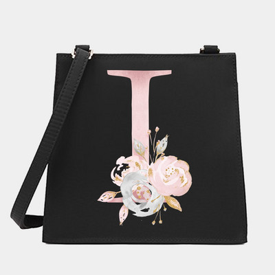 Γυναικεία Shoulder Messenger Μικρές τετράγωνες τσάντες Flower Letter Σειρά Μοτίβο Commute Tote Bag Designer Crossbody Τσάντα για αγορές