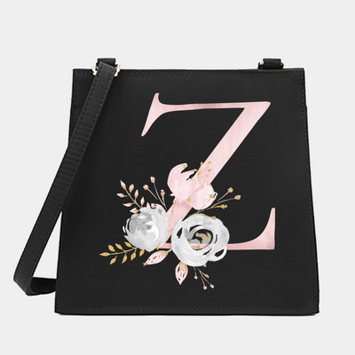 Γυναικεία Shoulder Messenger Μικρές τετράγωνες τσάντες Flower Letter Σειρά Μοτίβο Commute Tote Bag Designer Crossbody Τσάντα για αγορές