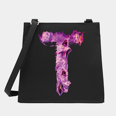 Naiste õlg Ristkeha Väikesed kandilised kotid Värvikirjaseeria Mustrid Pendelkäimiseks kandekott Messenger Designer ostukäekott