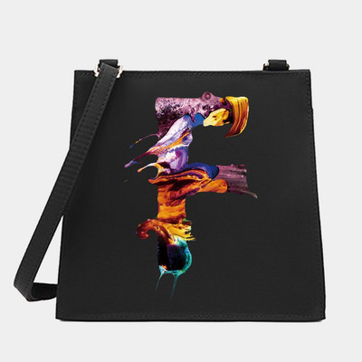 Naiste õlg Ristkeha Väikesed kandilised kotid Värvikirjaseeria Mustrid Pendelkäimiseks kandekott Messenger Designer ostukäekott