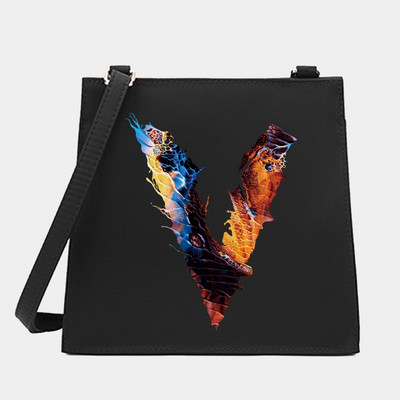 Naiste õlg Ristkeha Väikesed kandilised kotid Värvikirjaseeria Mustrid Pendelkäimiseks kandekott Messenger Designer ostukäekott