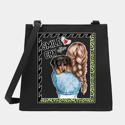 Váll keresztezett női kis négyzet alakú táskák anya sorozat mintázat tervező ingázás hordtáska Messenger bevásárló pénztárca kézitáska