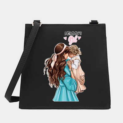 Váll keresztezett női kis négyzet alakú táskák anya sorozat mintázat tervező ingázás hordtáska Messenger bevásárló pénztárca kézitáska