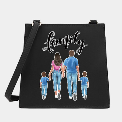 Váll keresztezett női kis négyzet alakú táskák anya sorozat mintázat tervező ingázás hordtáska Messenger bevásárló pénztárca kézitáska