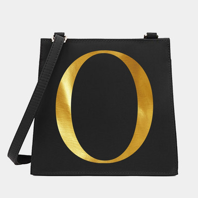 Genți pătrate pentru femei, cu umăr, cu literă, serie de nume, model pentru navetă.