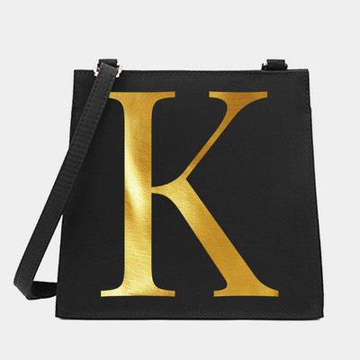 Genți pătrate pentru femei, cu umăr, cu literă, serie de nume, model pentru navetă.