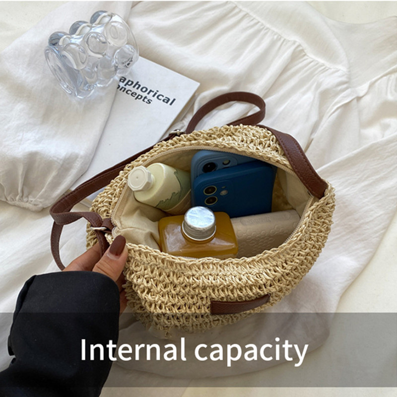 Õlgkootud rahakotid ja käekotid Naiste õlakotid Õlgkootud küljekott naistele naiste käekott Rannakott