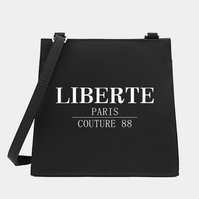 Uus naiste õla-messenger reisimiseks Crossbody kandekott tekstiseeria mustrikujundaja väike kandiline kotid ostukott Käekott