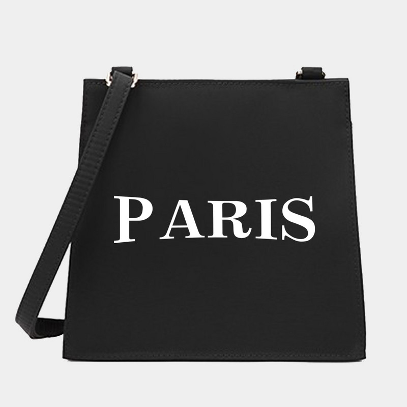 Uus naiste õla-messenger reisimiseks Crossbody kandekott tekstiseeria mustrikujundaja väike kandiline kotid ostukott Käekott