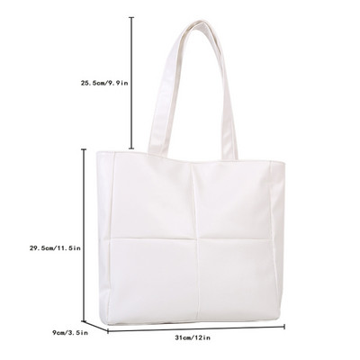 Kaasaskantavad naiste puuvillast polsterdatud nailonist suure mahutavusega reisikäekott Mood sügistalvine ühevärvilised võrega ülemise käepidemega kotid