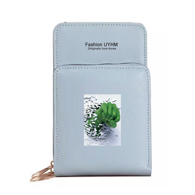 Naiste rahakotid Mobiiltelefoni kott Naiste panipaik Õlakotid 3D-seeria veekindel käekott Puuteekraaniga mobiiltelefoni rahakott