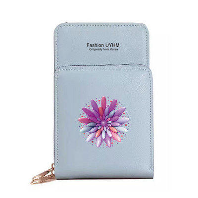 Naiste rahakotid Mobiiltelefoni kott Naiste panipaik Õlakotid 3D-seeria veekindel käekott Puuteekraaniga mobiiltelefoni rahakott