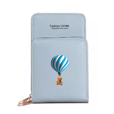 Naiste rahakotid Mobiiltelefoni kott Naiste panipaik Õlakotid 3D-seeria veekindel käekott Puuteekraaniga mobiiltelefoni rahakott