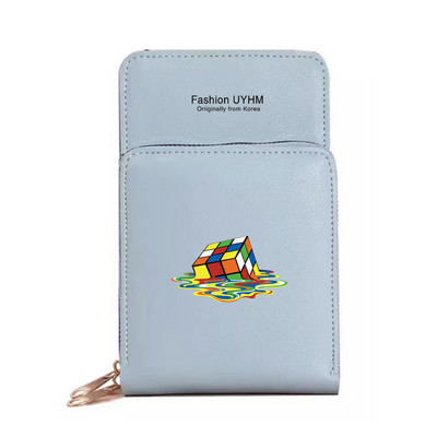 Naiste rahakotid Mobiiltelefoni kott Naiste panipaik Õlakotid 3D-seeria veekindel käekott Puuteekraaniga mobiiltelefoni rahakott