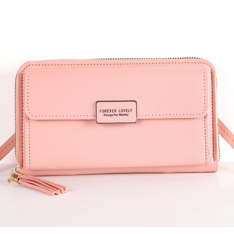 Driga 2022 Дамски портфейл Дамски мини кожени чанти през рамо Презрамки Поставки за карти за мобилен телефон Портфейл Чанти през рамо Джобове за пари