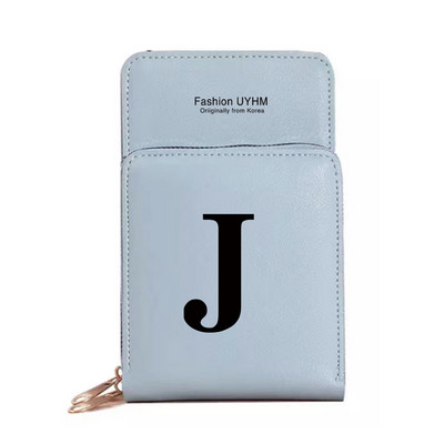 Naiste rahakotid puutetundliku ekraaniga mobiiltelefoni kott Pu nahast kaardipakk must kirjatrükiga hoiukott Naiste õlakotid