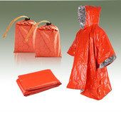 Vodootporna kabanica za hitne slučajeve Aluminijska folija Pončo za jednokratnu upotrebu Hladna izolacija Kišna odjeća Deke Alat za preživljavanje Oprema za kampiranje